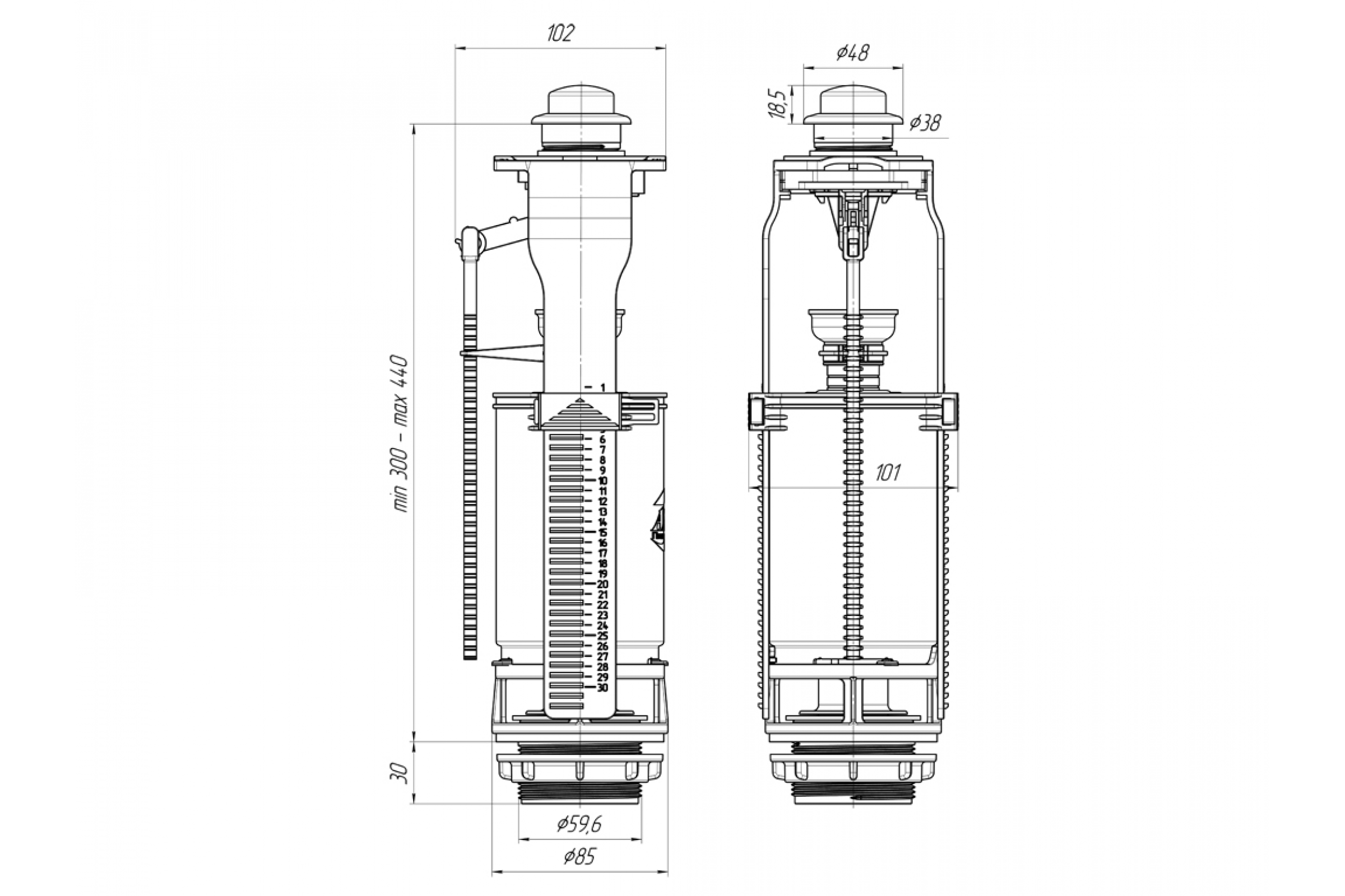 Wc5510 арматура нижняя инструкция