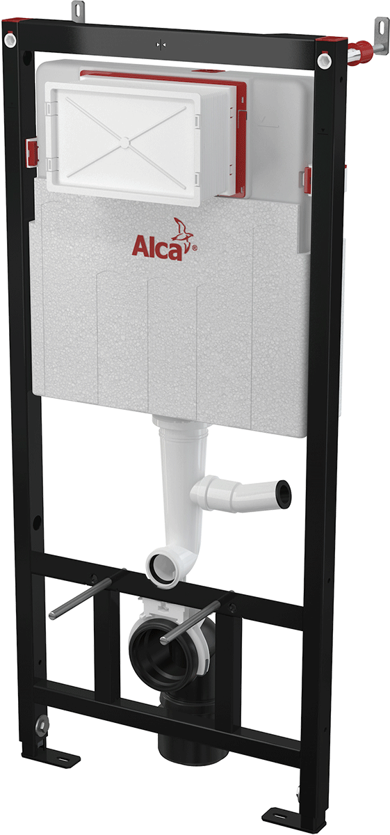 Инсталляция для унитаза ALCA PLAST Скрытая система инсталляции с возможностью вентилляции  AM101/112