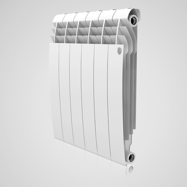 Радиатор биметаллический Royal Thermo BiLiner 500 Bianco Traffico - 10 секц (Белый)
